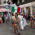 Manifestation  Rome pour la lgalisation des unions homosexuelles  - 